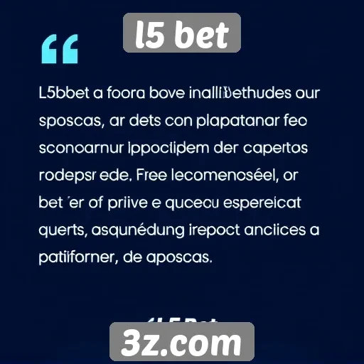 Feedback dos usuários sobre a experiência no L5 Bet